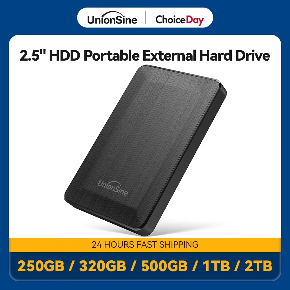 UnionSine Disque dur externe portable 2,5
