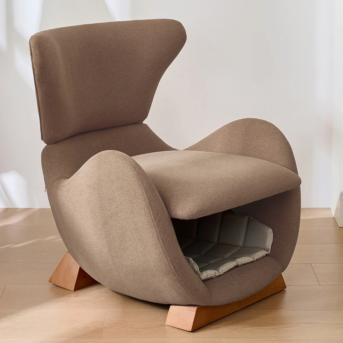 Fauteuil de relaxation design style Walhai – fauteuil de relaxation adapté aux animaux domestiques, offrant un endroit de repos aux chats et aux petits chiens