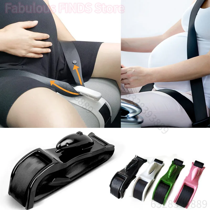 Ajusteur de ceinture de sécurité pour femmes enceintes : Confort et sécurité pour les futures mamans – Ceinture de sécurité ventrale pour la grossesse – Ceinture de sécurité pour femme enceinte pour
