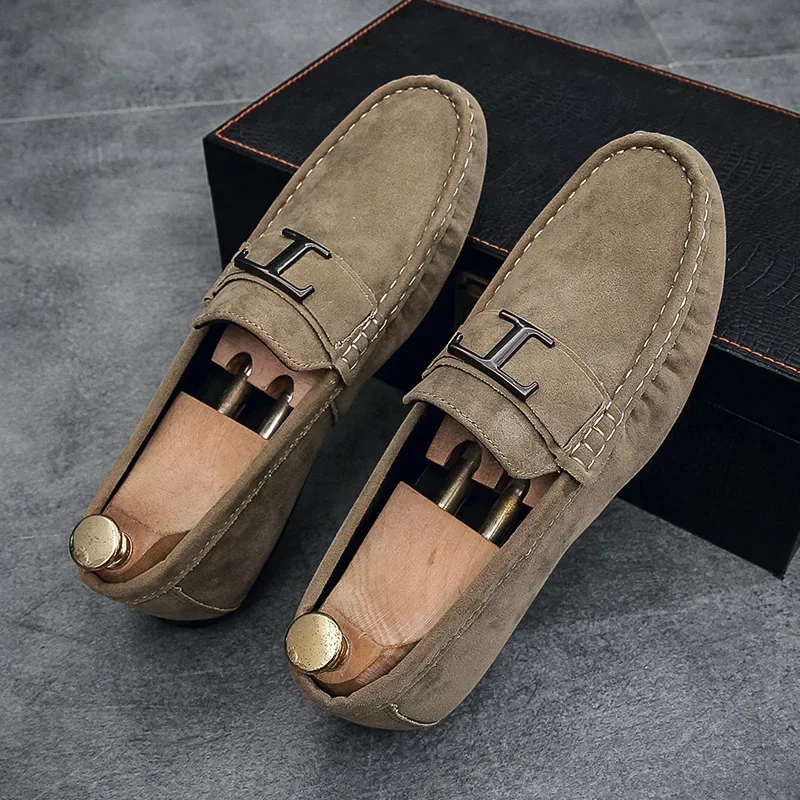 Chaussures pour hommes Tenis Brand, nouvelles chaussures décontractées pour hommes, chaussures mocassins toutes occasions, chaussures de mode pour hommes, chaussures de ville à semelle souple,