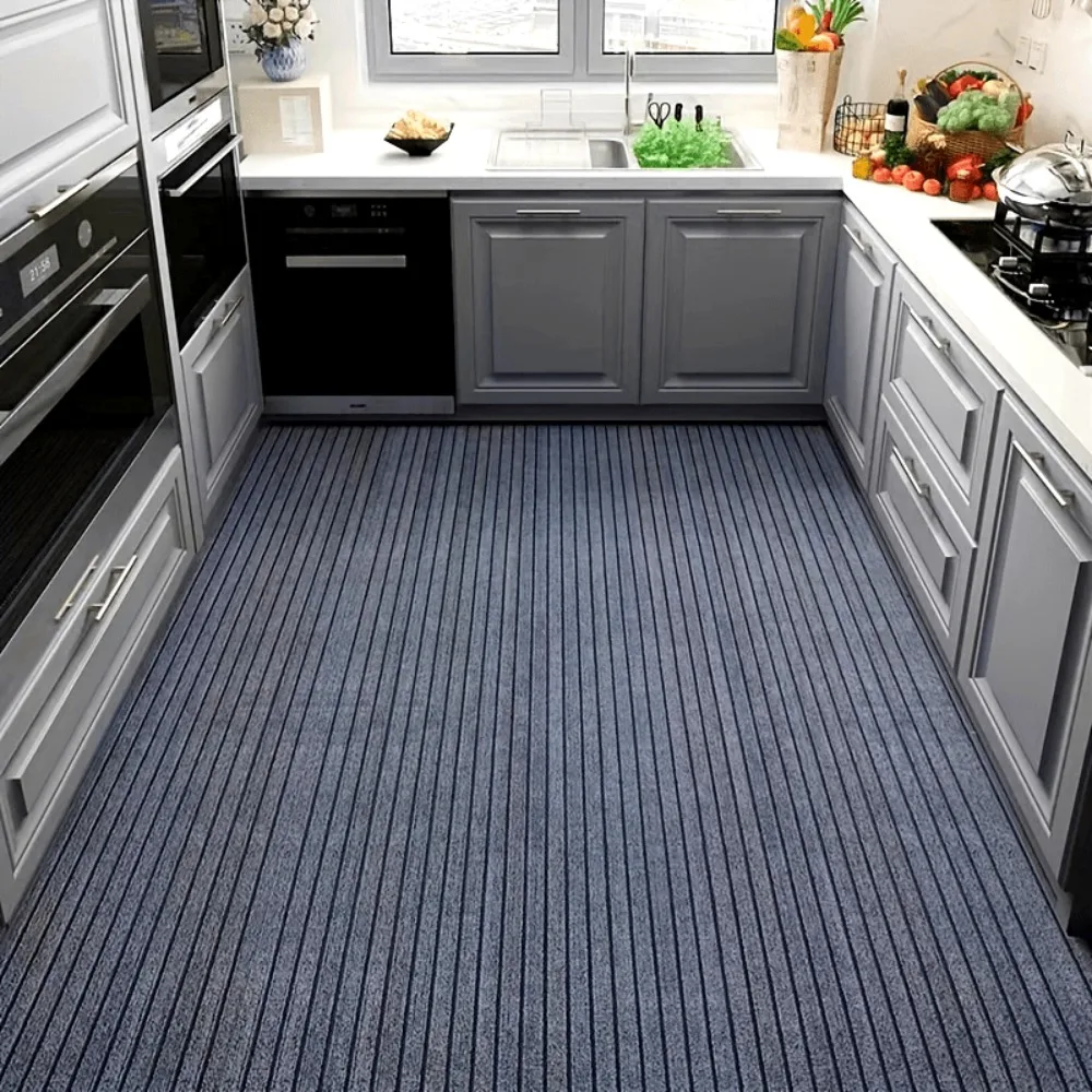 Striped Corridor, Living Room, Bedroom, Kitchen, Bathroom, Floor Mat, Carpet, Office, Absorbent, Non Washable Floor Mat