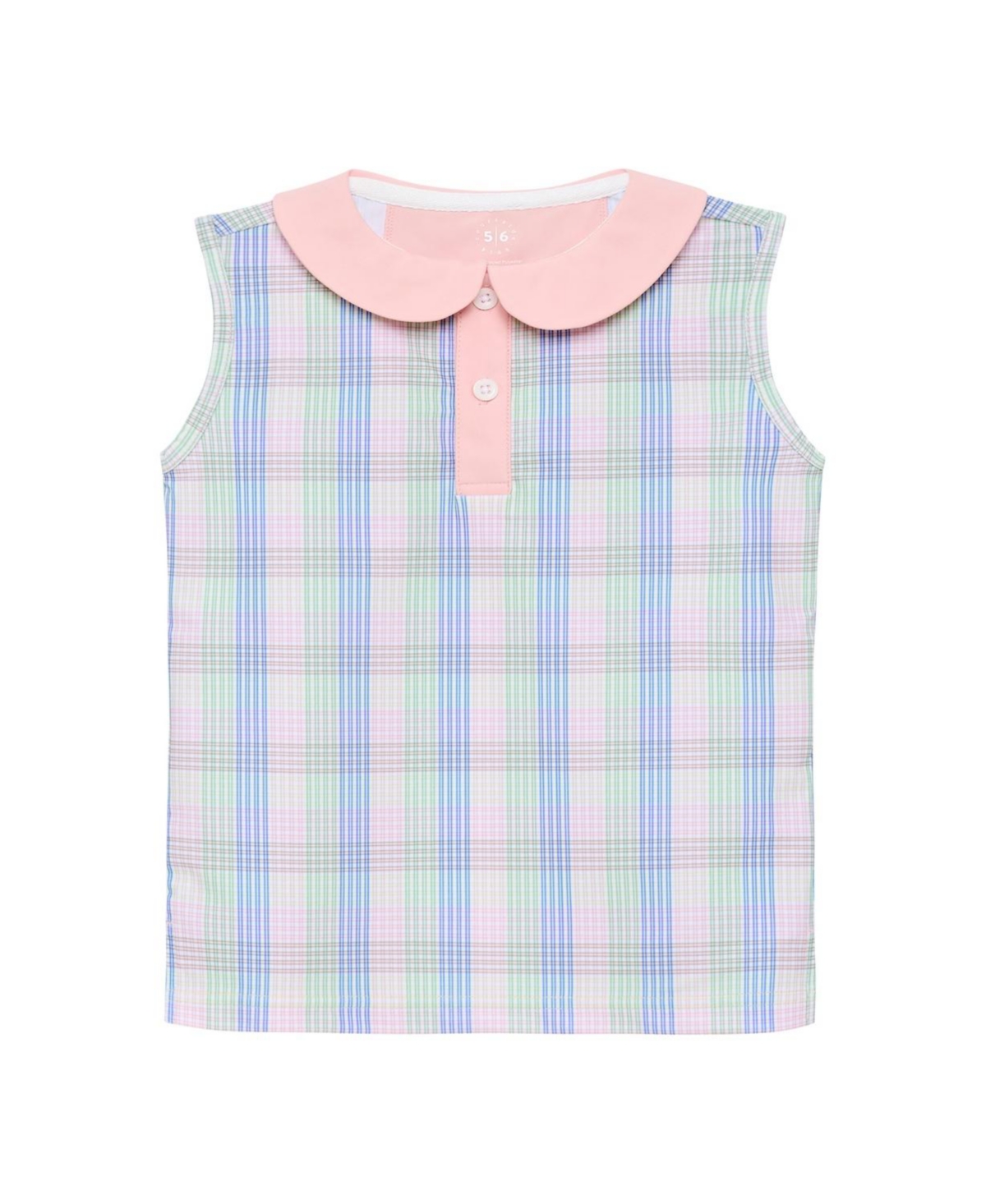 Courtside Kids Girls' Half Court Tank - Little Kid, Big Kid - Pink White
