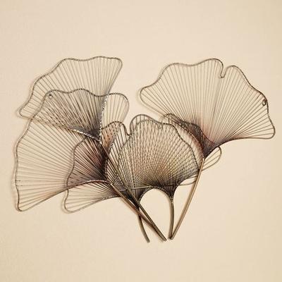 Ginkgo Breeze Wall Sculpture Multi Metallic , Mult...