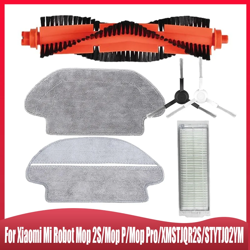 Für Xiaomi Mi Robot Mop 2S/Mop P/Mop Pro/XMSTJQR2S/STYTJ02YM Staubsauger, Hauptseitenbürste Hepa-Filter Mop Ersatzteile Image