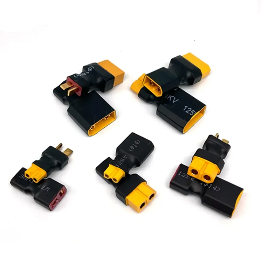1PCS Adapter XT30 XT60 XT90 T Stecker Deans EC5 EC3 Buchse auf Stecker TRX Anschlüsse Stecker RC Lipo Batterie control Teile DIY Image