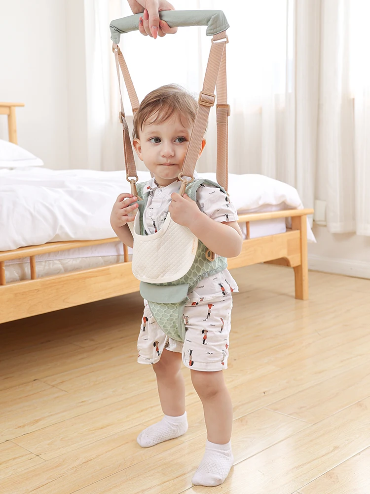 Gehhilfe für Kleinkinder, Kleinkinder, Gehhilfe, Gehhilfe für Babys – Lernspaziergang für Kinder, Unterstützung für Assistentrainer, Baby-Gehgeschirr Image