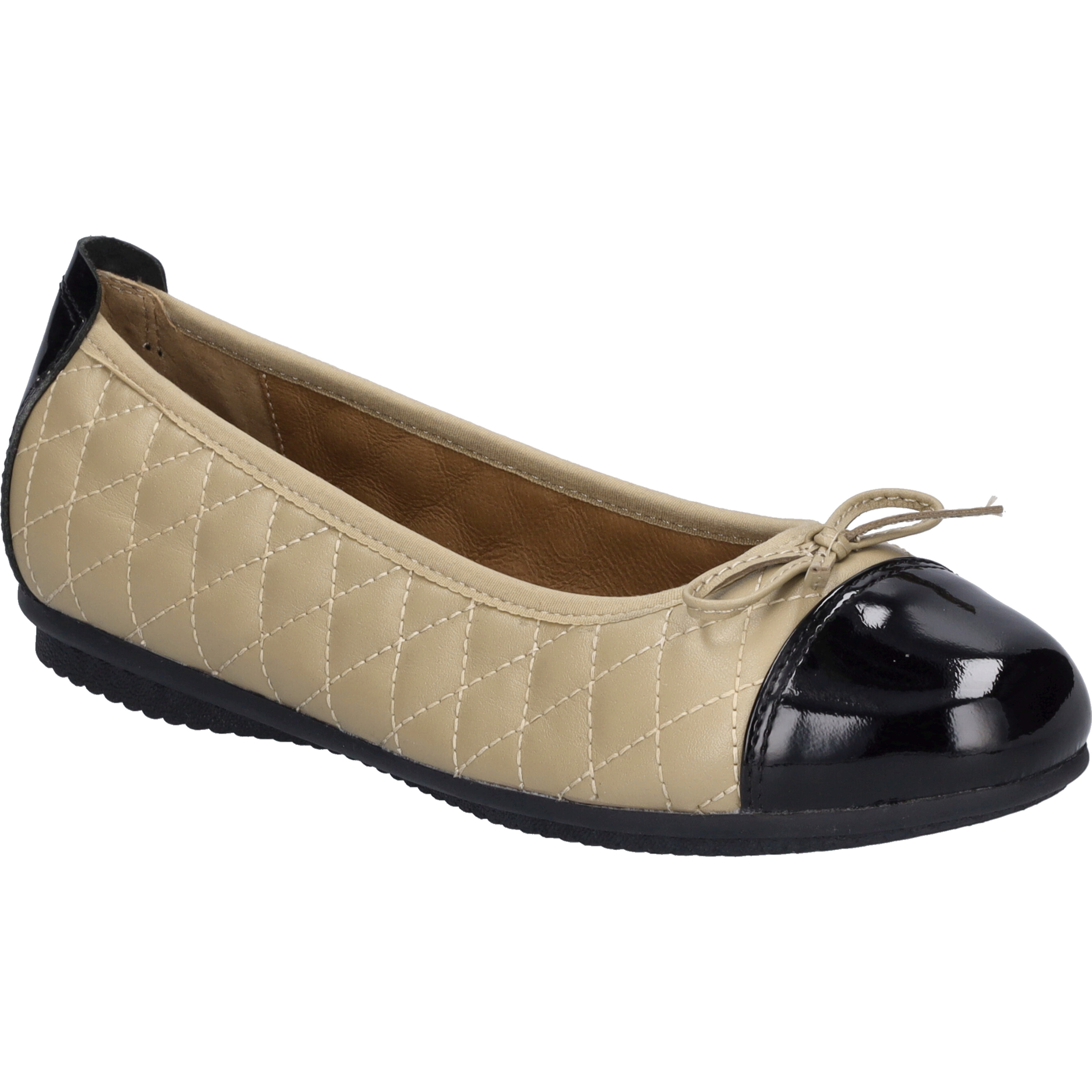 JOSEF SEIBEL Damen Ballerina Pippa 76 in schwarz-beige