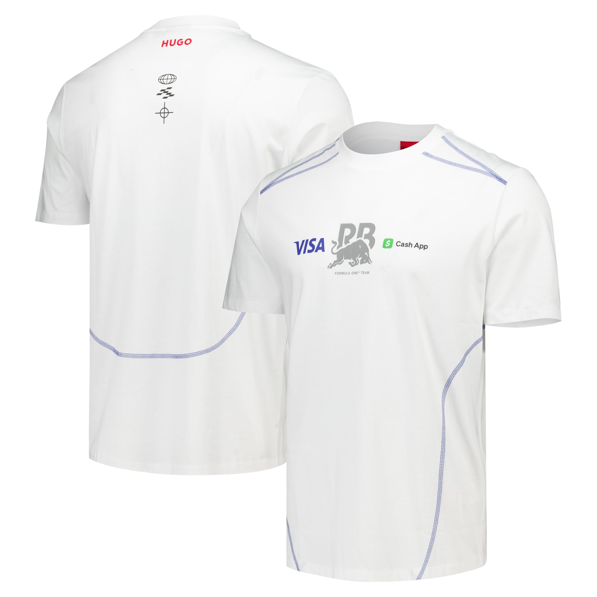 VCARB Hugo Fanwear T-Shirt - White - Homme Taille: XS