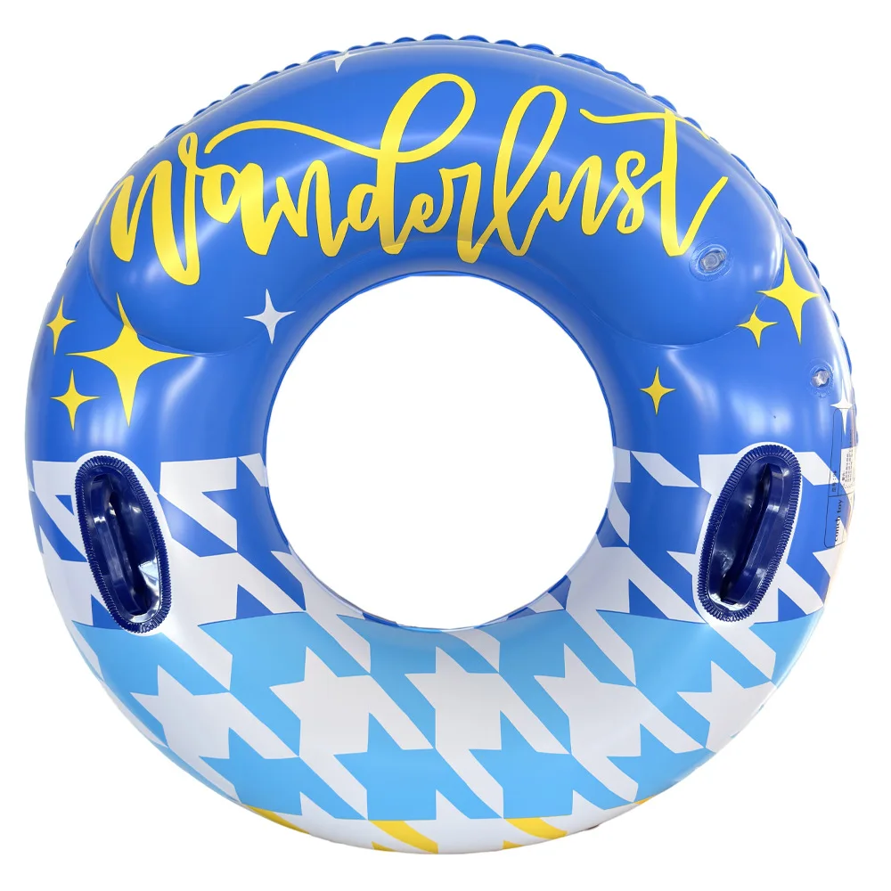 Aufblasbarer Schwimmreifen mit Doppel-Luftkammer für Erwachsene, Schwimmring, Sommer-Wasserspielzeug Image