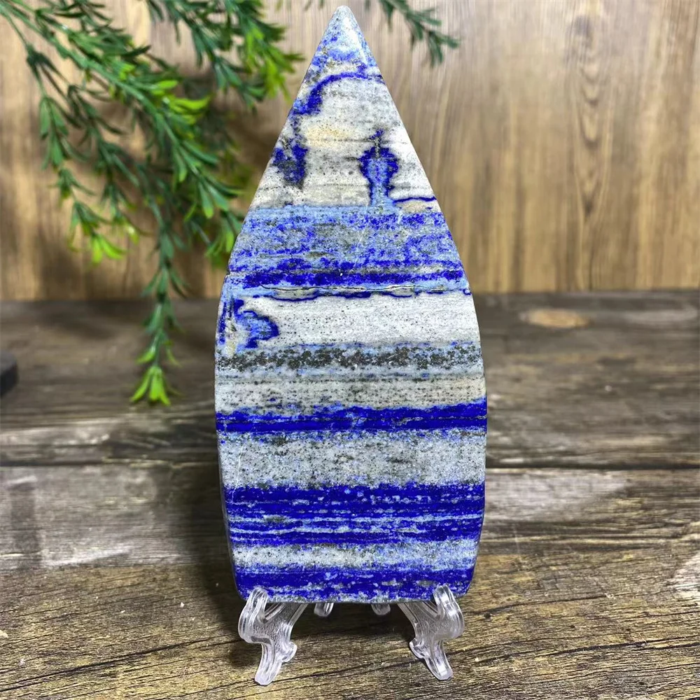 Kristall natürlicher Lapislazuli-Turm, freie Form, Schönheit, hoher Quarz, Reiki-Mineralien, Edelstein, Heilstreifen, Heimdekoration