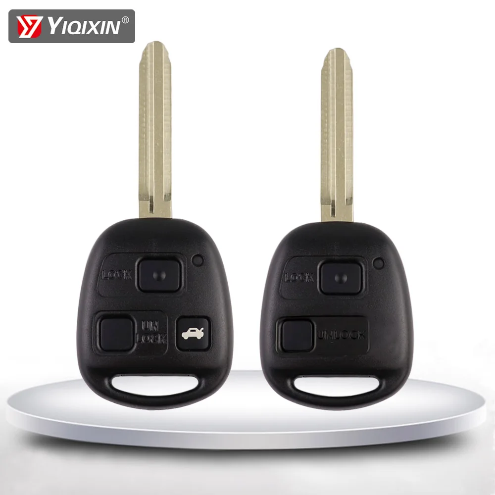 Yiqixin Remote Auto Schlüssel Shell Abdeckung für Toyota Yaris Corolla Camry Rav4 Tarago Land Cruiser Kluger für Lexus RX300 ES300 LS400