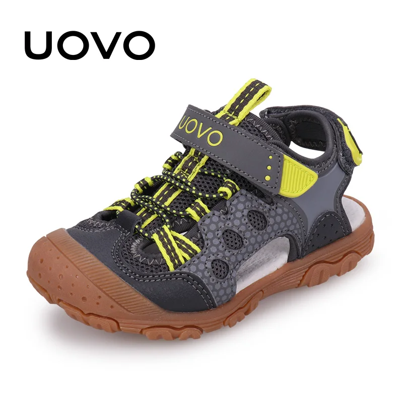 UOVO Neue Ankunft Kinder Mode Schuhe Weiche Langlebige Gummi Sohle Kinder Schuhe Bequeme Jungen Sandalen Mit # 24-34