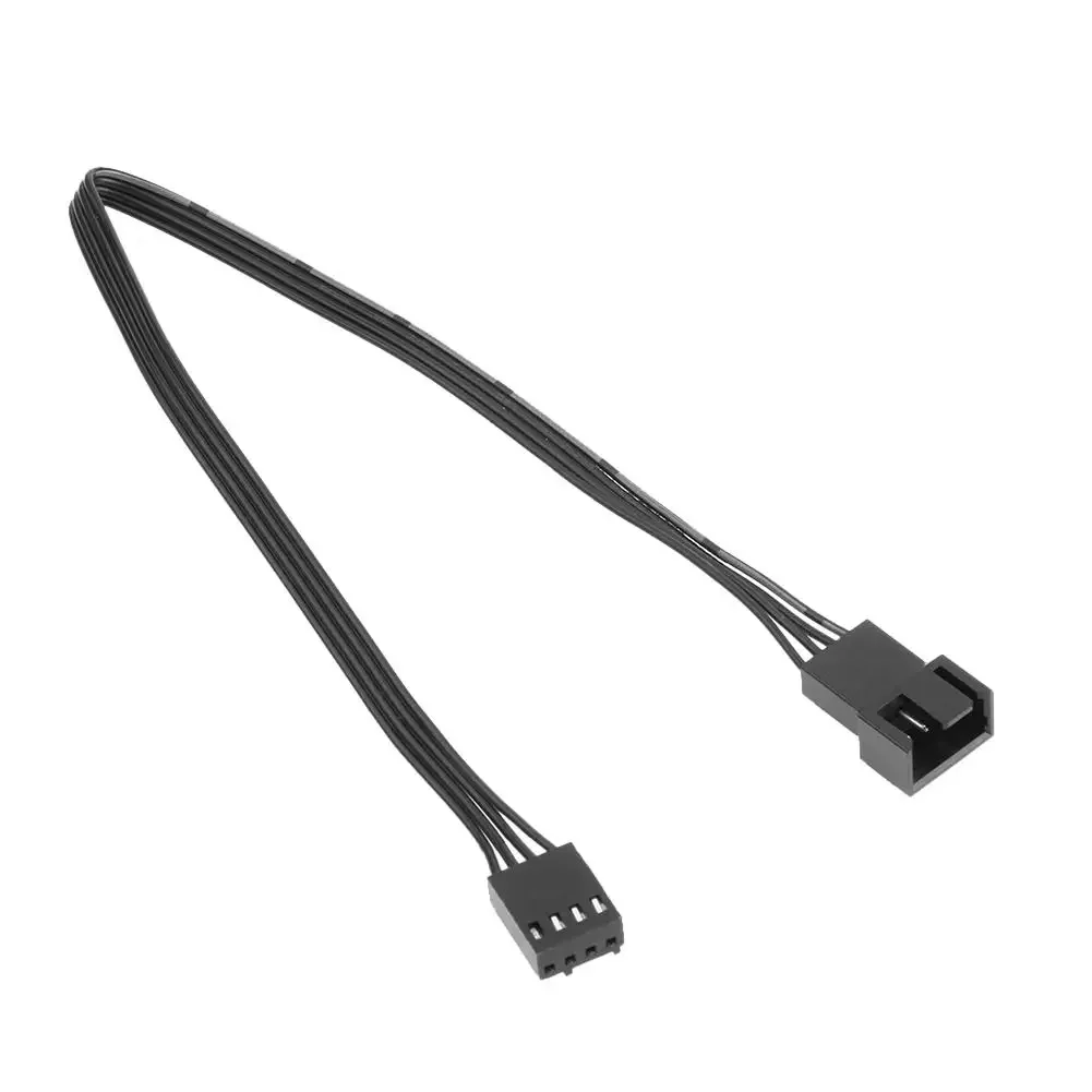 25cm Motherboard 4-Pin Buchse auf PWM Lüfter 4-Pin Stecker Stromverlängerungskabel Adapter Splitter Verlängerungskabel Kabelzug Kühlungsteile Image