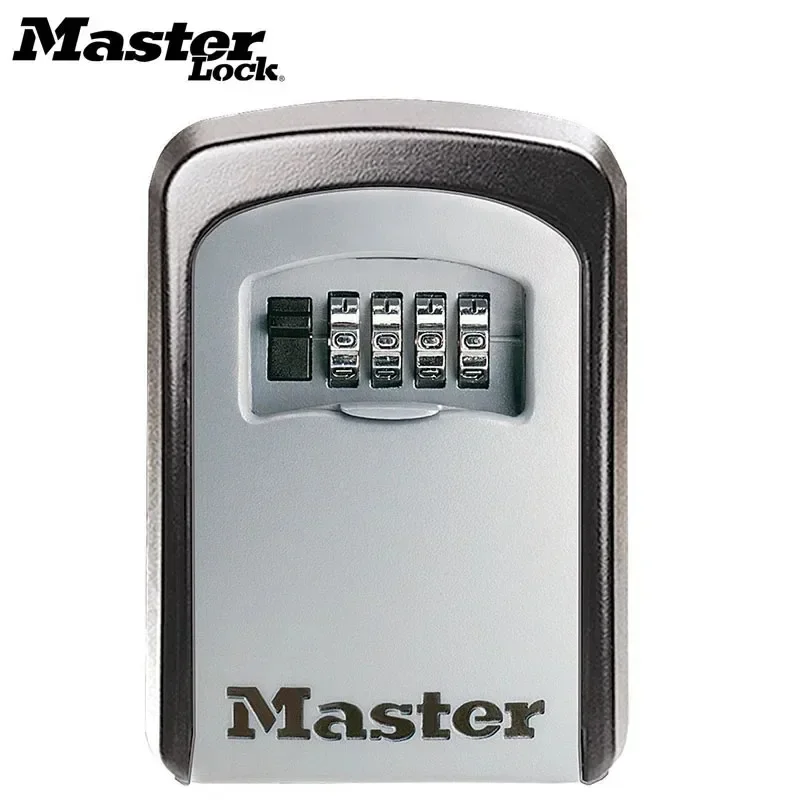 Master Lock-Schlüssel-Aufbewahrungsbox, Wandmontage, Outdoor-Schließfach für Hausschlüssel, Schlüsselsafe mit Zahlenschloss, 5 Tastenkapazität 5401D