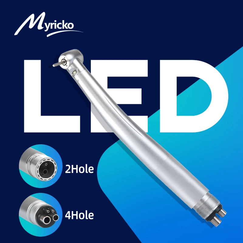 Myriko LED Dental High Speed Handstück Einzel/Dreifach Wasser Spray Rotation Standard Kopf Push Button Zahnarzt Ausrüstung Werkzeuge Image