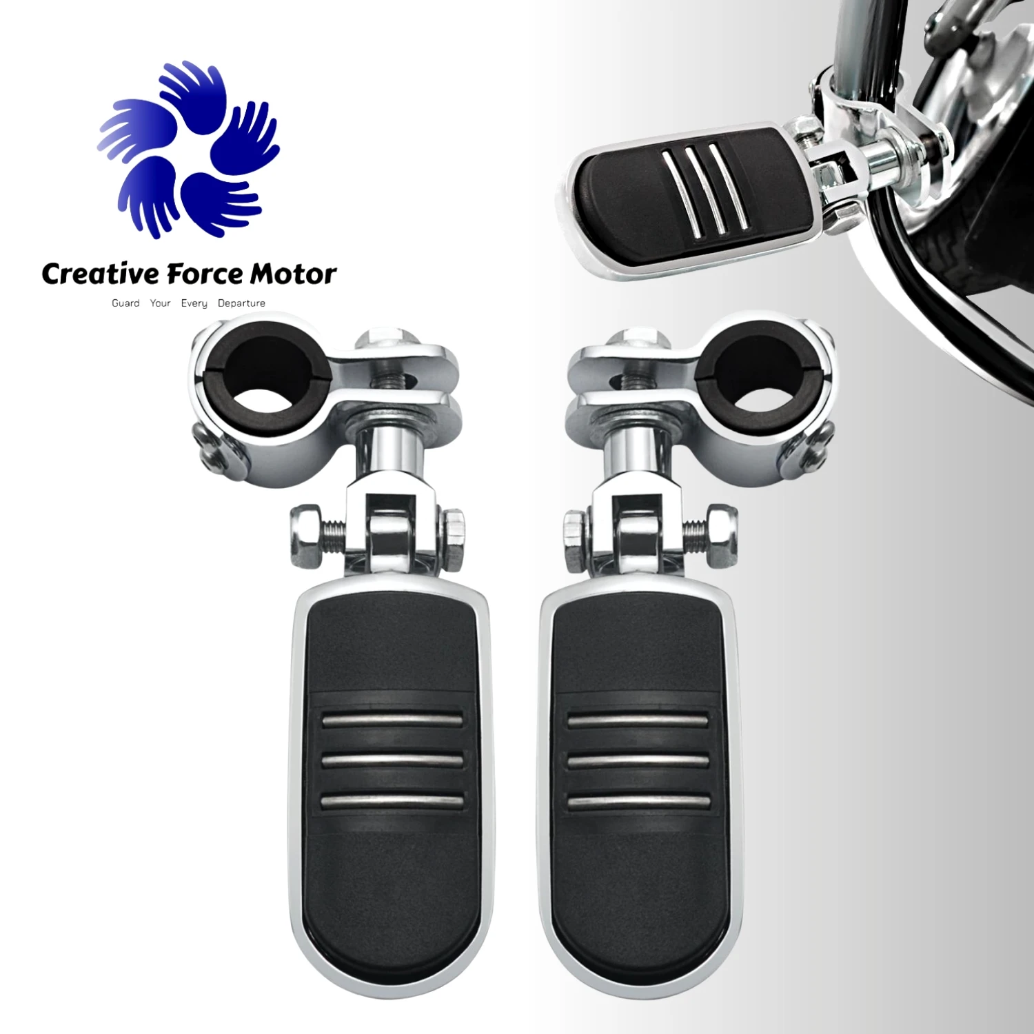 1"-1.25" Stangen Fußrasten montieren Autobahn klemme Fuß stütze Motorrad accesorios für Harley Honda BSA Yamaha Kawasaki Davidson Electra Road King Low Rider S Dyna Street Glide Motos