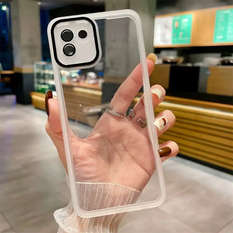 Für Samsung Galaxy A03 Hülle Kameraschutzfolie Transparente weiche Silikon-TPU-Handyhülle für Samsung Galaxy A03 Cover Image
