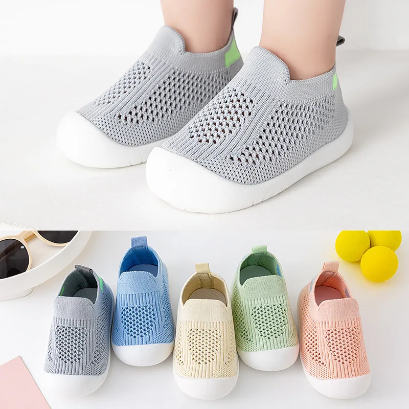 Babyschuh, 24-Kind-Schuh, lässig, atmungsaktiv, für Kleinkinder, Babys, Kinder, Mädchen, Jungen, Mesh-Sneaker, weiche Sohle, bequem, rutschfest, für Babys und Kleinkinder