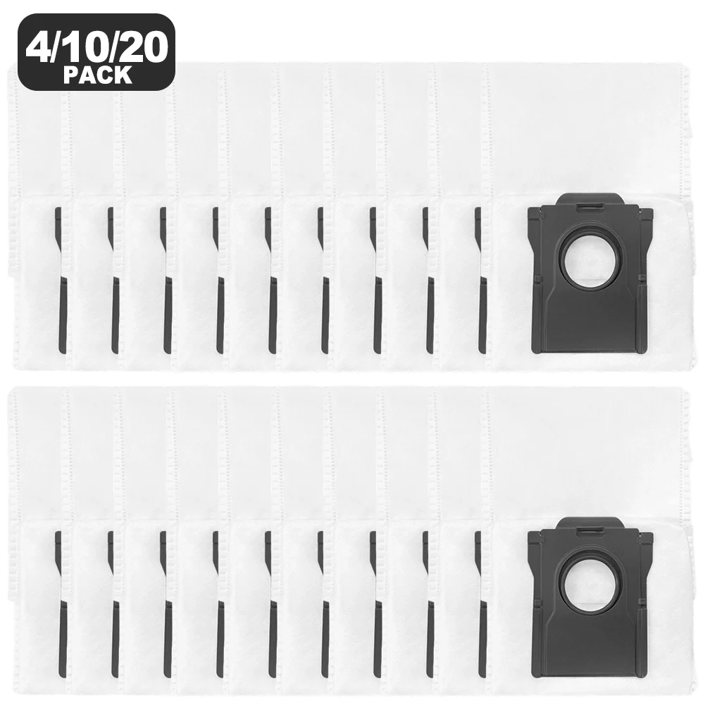 3,3L Staubbeutel für Dreame X30, X40, L50, L40, L30 Ultra, Mova E30, P10, V50 Roboterstaubsauger, 4/10/20 Stück Image