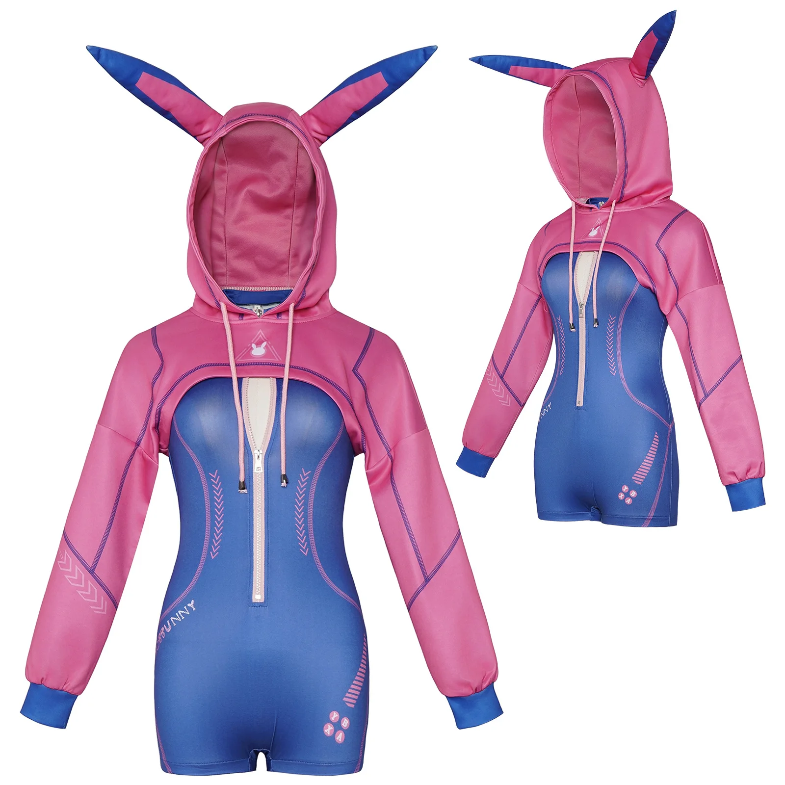 Spiel Overwatch D.Va OW Cosplay Kostüm Halloween party rosa süße mantel overall perücke set frauen Mann sport lässig D.Va Uniform