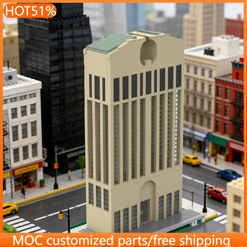 1615-teiliges Konstruktions- und Innovationsskyscraper-Set MOC Anpassbare Modulare Bausteine Kreatives DIY-Spielzeug Geburtstagsgeschenk Image