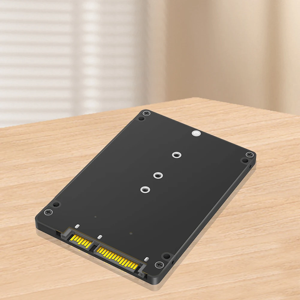 M.2 NGFF B-Key zu 2,5-Zoll-SATA-SSD-Gehäuse 6 Gbit/s M.2 NGFF SSD zu 2,5-Zoll-SATA-III-Adapter für 2230 2242 2260 2280 M.2 SSD Image