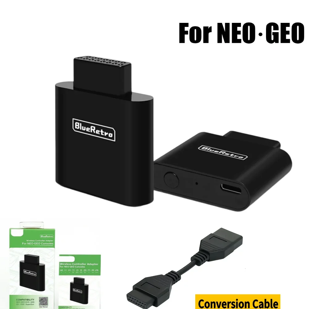 Drahtloser Game-Controller-Adapter für SNK NEO GEO MVS AES CD für PS3/PS4/PS5 8bitdo Controller Bluetooth-kompatible Adapter Image