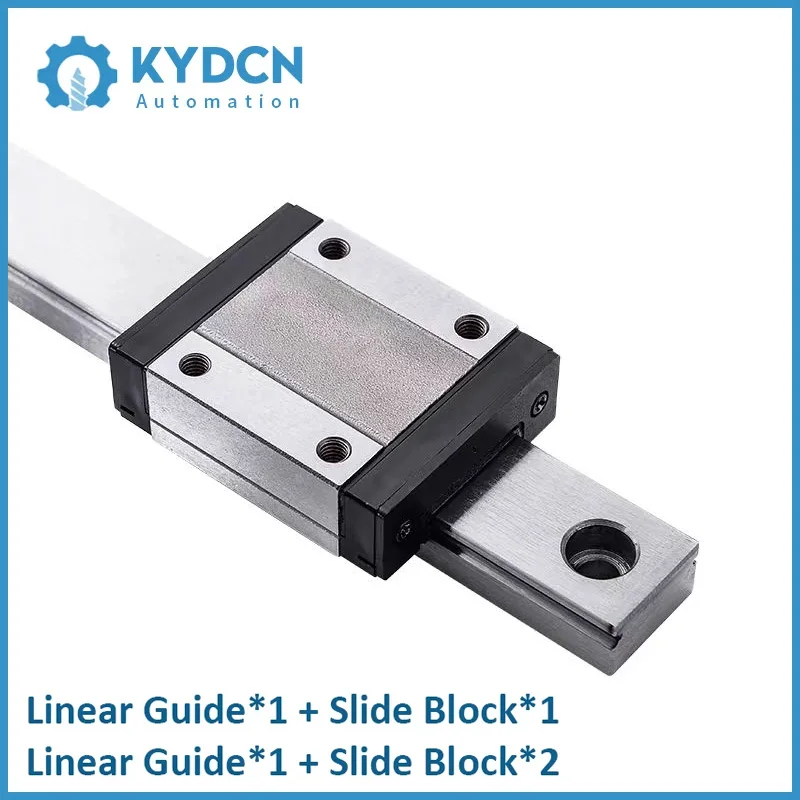 MGN7 MGW7 Miniatur-Linearführungsschiene + Linearblock MGN7C MGN7H MGW7C MGW7H CNC-Mini-Gleitsystem 100–550 mm Image