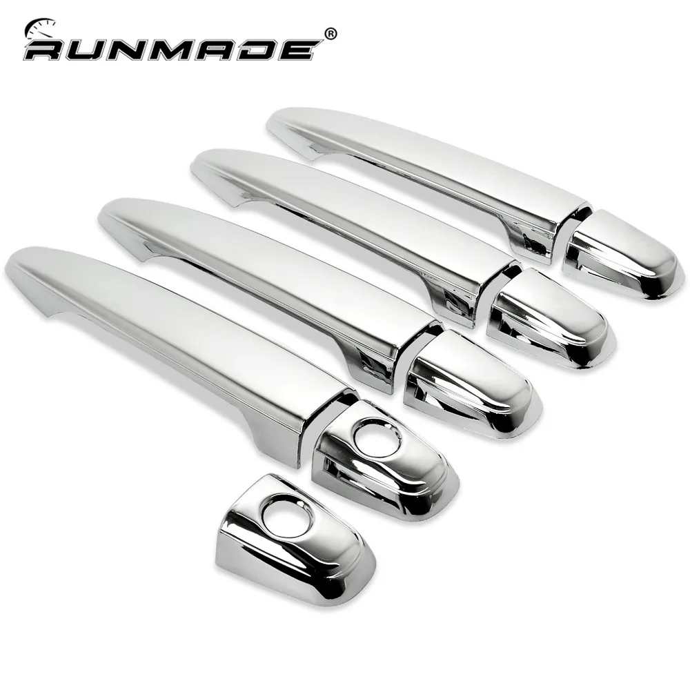 runmade 4 Chrom-Türgriffabdeckungen für Toyota 4RUNNER 2005–2008 / AVALON 05–08 / CAMRY 2007–2011 / SIENNA 05–2012 / TACOMA 2005 Image