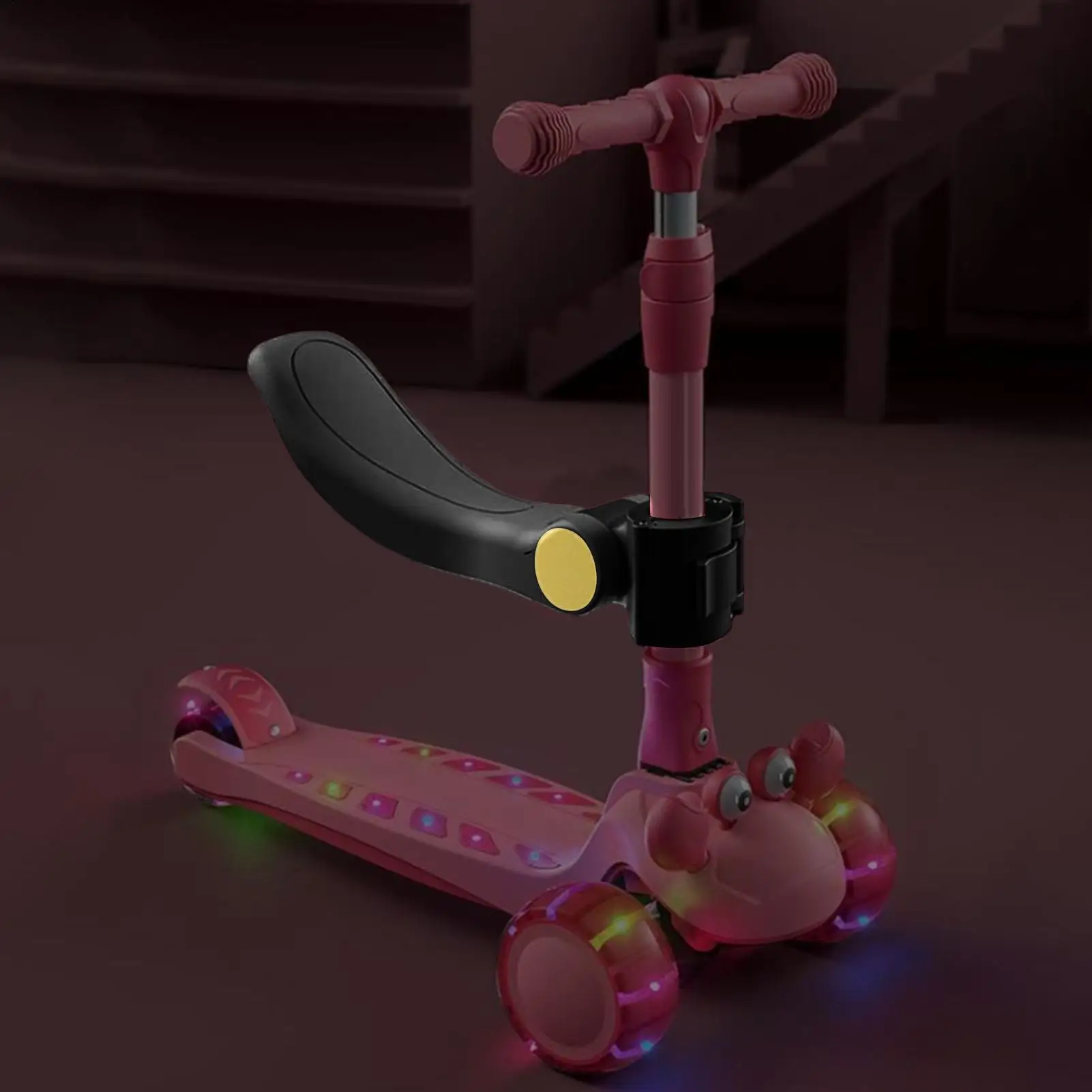 Kinder-Scooter-Sitz, faltbar, verstellbar, für den Außenbereich, als Anbauteil für Park, Spielplatz, Nachbarschaft, Gehweg Image