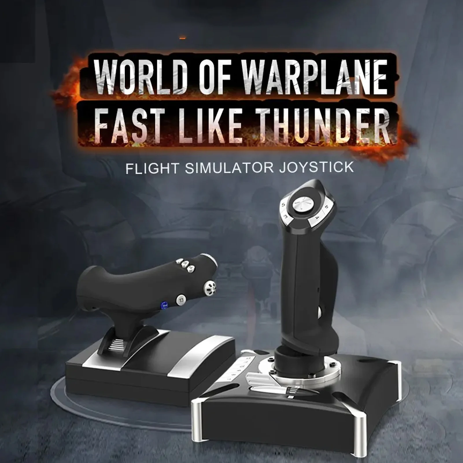 Flight Simulation Joystick with Vibration Function Flight Simulator Control for PS4 /Xbox ONE /Xbox Series X/S /Windows7/8/10/11