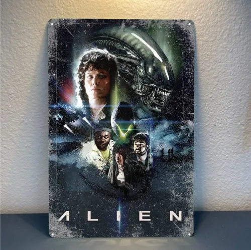 Alien-Film-Metallposter – Sammler-Schild – Größe: () Image