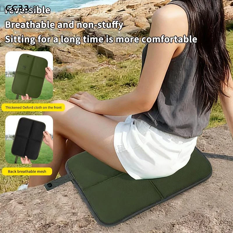 Faltbare Outdoor-Sitzunterlage, 600D Oxford-Stoff, wasserdichtes Strandkissen, tragbare Wander- und Camping-Sitzunterlage für Reisen, 1 Stück〔CC33〕 Image