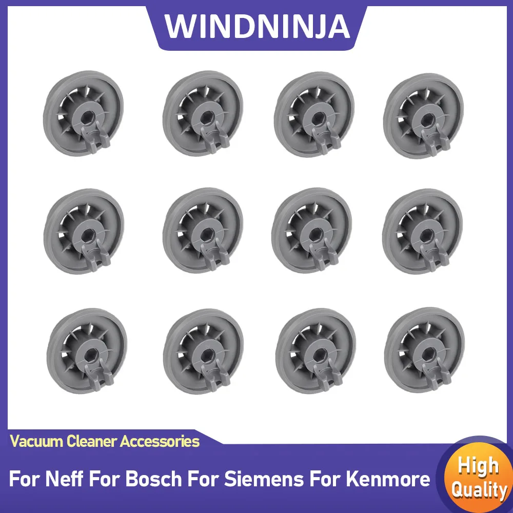 Geschirrspüler-Besteckkorb-Rollen für Bosch, für Neff, für Siemens, für Kenmore, Geschirrspüler-Teile, 12 Stück Rollen, Zubehör Image