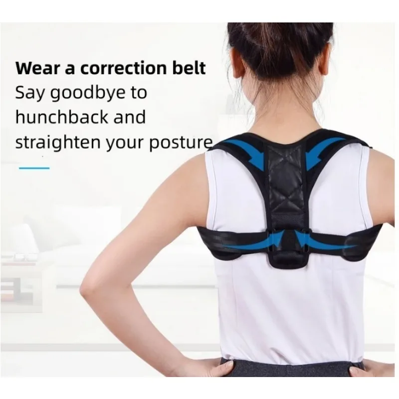 Rückenhaltungskorrektur-Gürtel Buckelprävention Korrektur der Sitzhaltung Unisex Atmungsaktive Körperformung Image