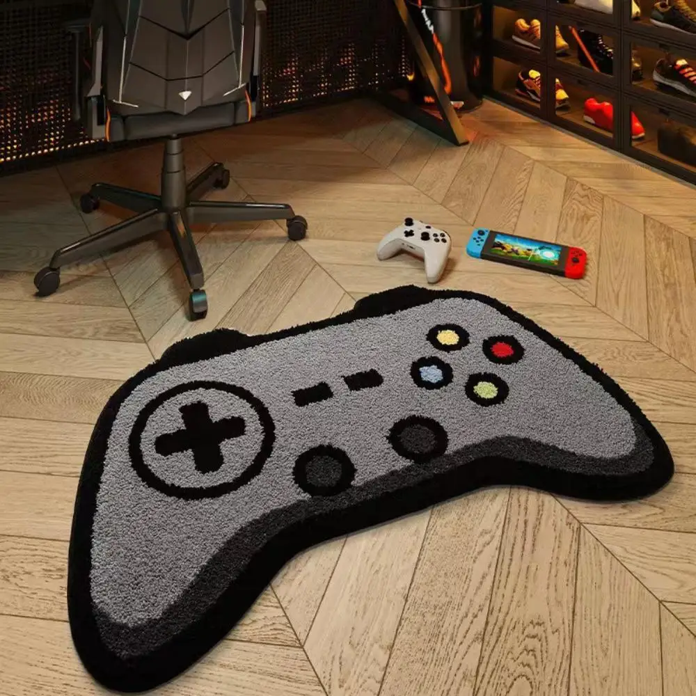 VIKAMA Gaming-Teppich für Kinder, Jungen, Schlafzimmer, Wohnzimmer, Spielzimmer, rutschfester Gamer-Teppich, Kinder-Gaming-Teppiche, Heimdekoration Image