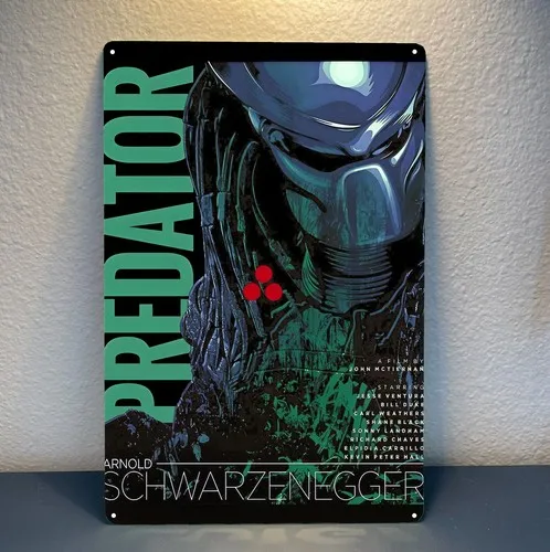 Predator-Film Metallposter - Sammelbares Blechschild Größe: Image