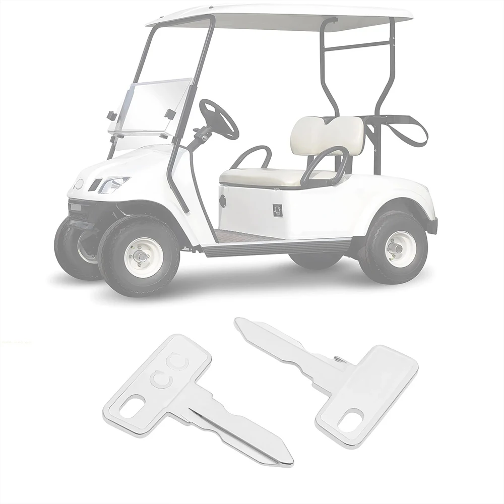 1/5/10/30/50 Stück Zündschlüssel für Club Car Golf Cart DS Precedent Tempo, ersetzt OEM # 1012505 AM10079 Metall-Ersatzschlüssel # 1920 Image