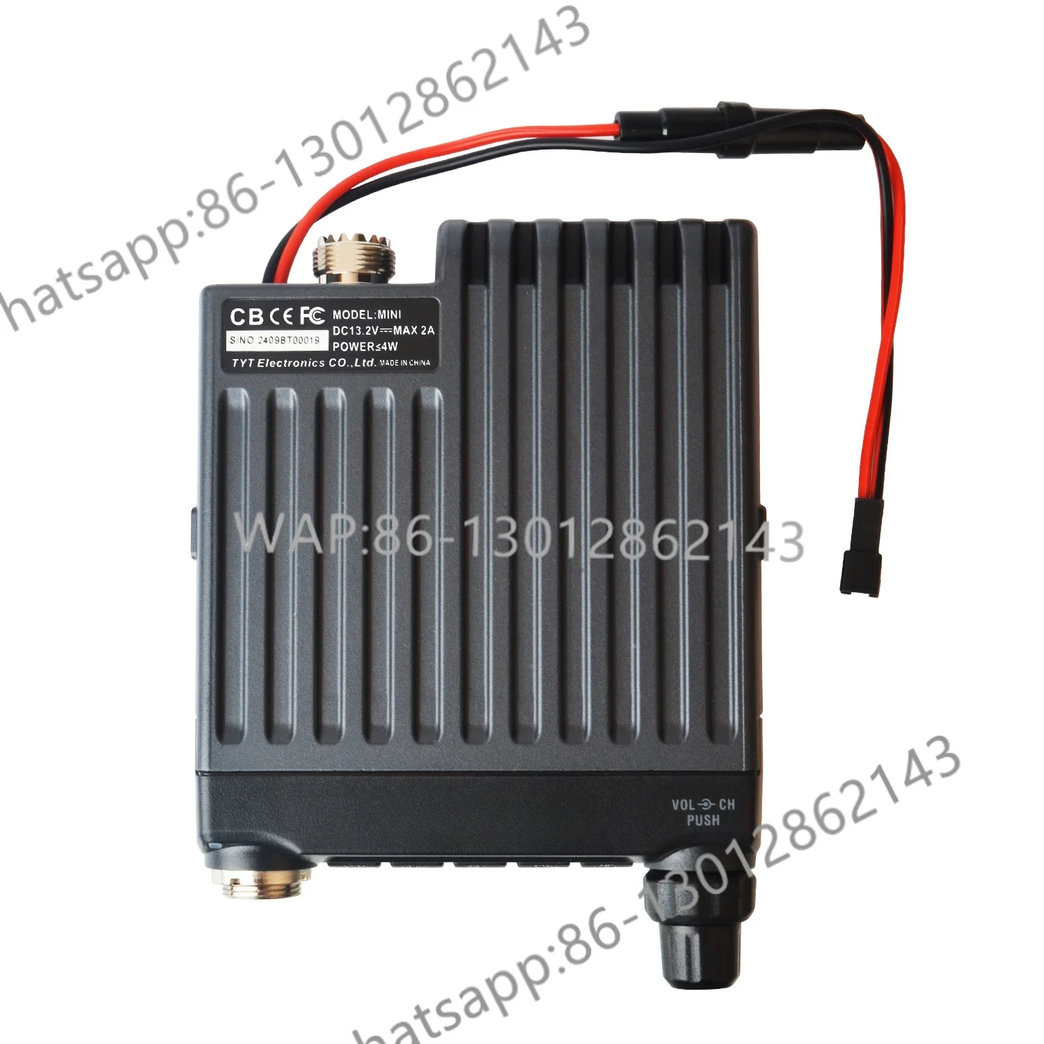 11 Meter Funkgerät TYT Europäisches CB Mini Walkie-Talkie FM/AM Citizen Band 4W 40 Kanäle 27MHz Mobiler Transceiver Image