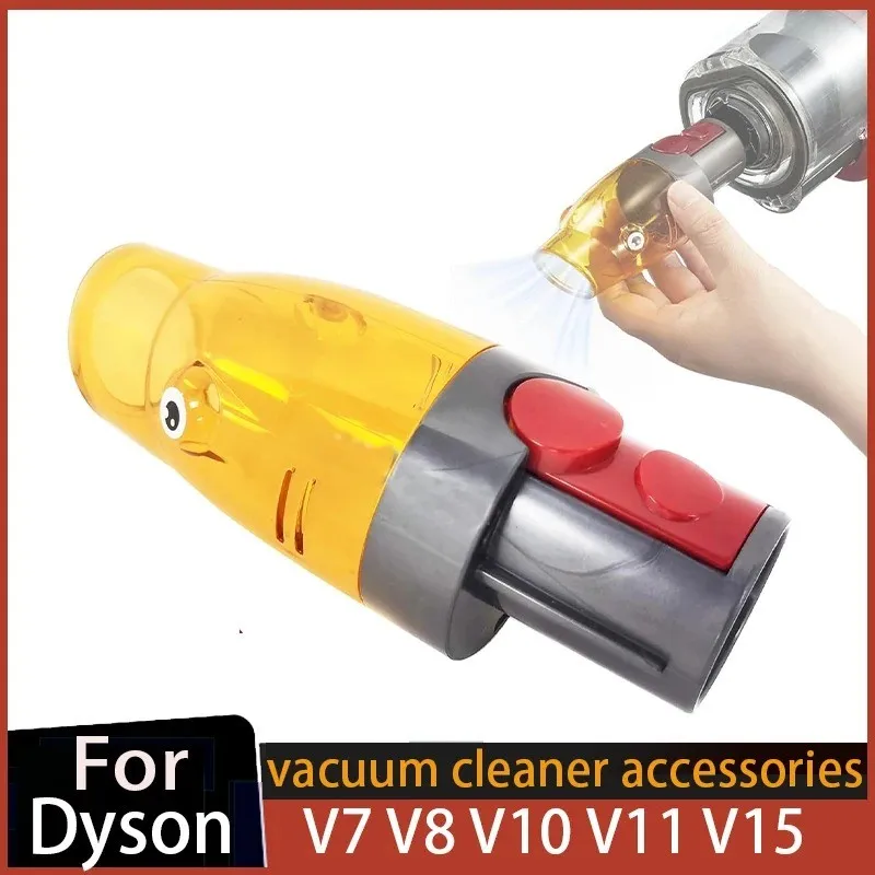 Vakuum-Saugkopf für Dyson V7 V8 V10 V11 V15 SV10 SV12 SV14 Staubsauger, schlanker Schnellsaugadapter mit doppeltem Lufteinlass Image