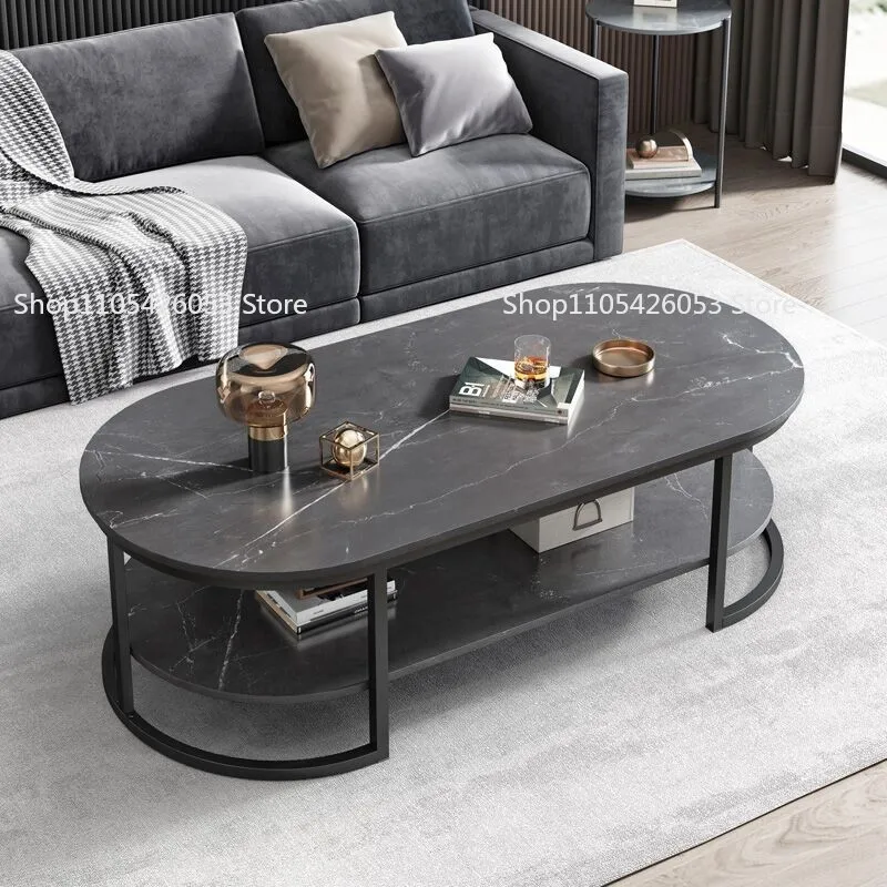 Couchtisch für Wohnzimmer, Beistelltisch für Sofa, Luxuriöser, Schlichter Moderner Teetisch, Kleiner Kaffeetisch, Glas-Couchtisch für Apartments