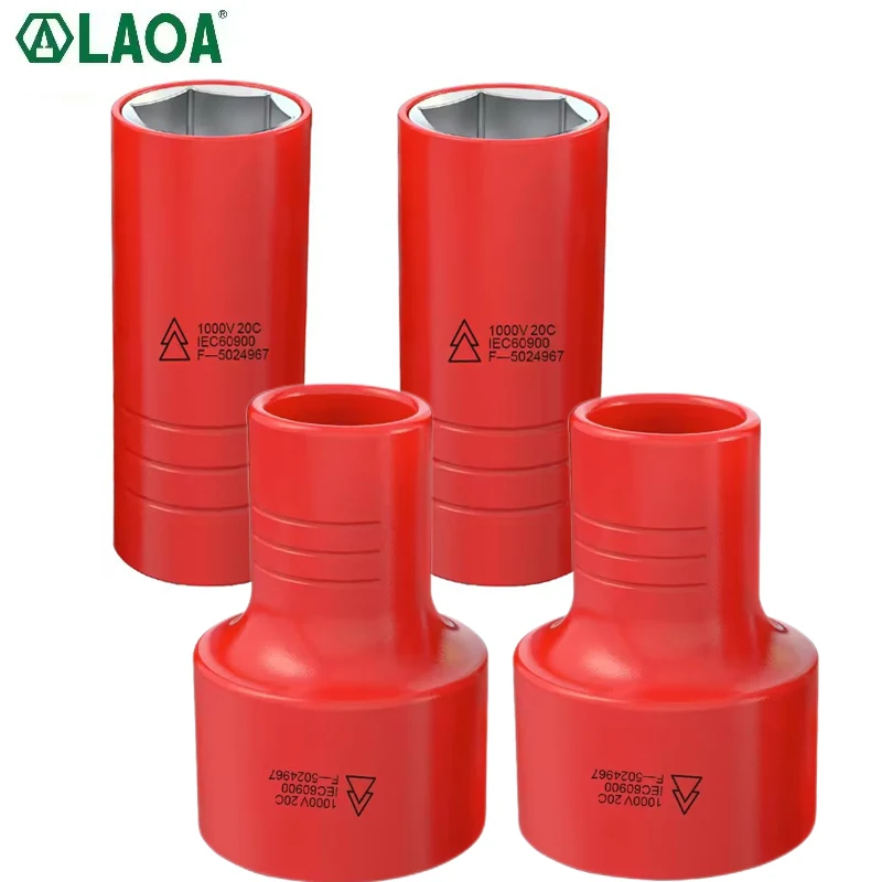 LAOA 1/2-Zoll-Isolierhülse für Xinneng-Stromversorgung, Autoreparaturwerkzeug, Hochspannungs-Isolier-Schnellhülse, Autoreparaturschlüssel Image
