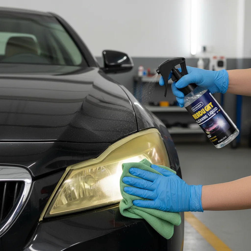 Flüssigkeit zur Wiederherstellung von Autoscheinwerfern, 60 ml, zur Reparatur von Kratzern und Vergilbung Image