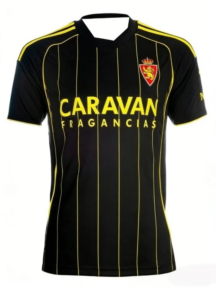 Maillots domicile et extérieur Real Zaragoza 2026 – T-shirts décontractés et respirants pour fans de sport, unisexe, adaptés aux hommes, hauts pour la famille et les enfants