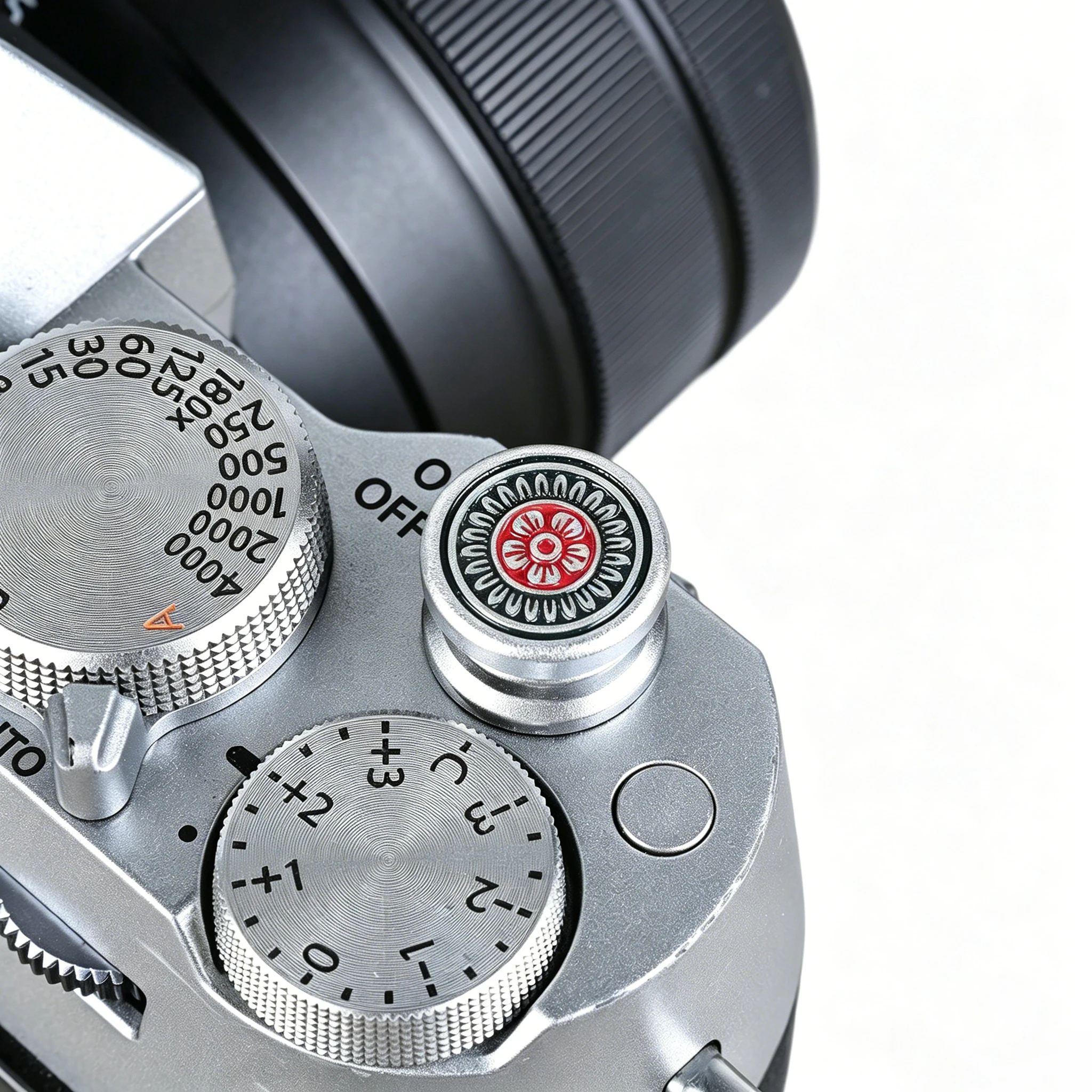 Auslöseknopf aus Aluminiumlegierung, kompatibel mit Fujifilm, Nikon, Canon, Leica, Ricoh, Film- und Digitalkameras, Dekorteile Image
