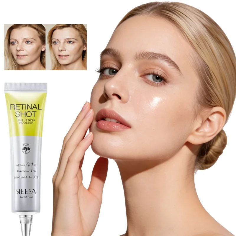 Retinol Faltenreduzierende Creme Kollagen Lifting Straffende Gesichts- und Halscreme Effektiv Feuchtigkeitsspendend Straffend Koreanische Hautpflege ﻿ Image