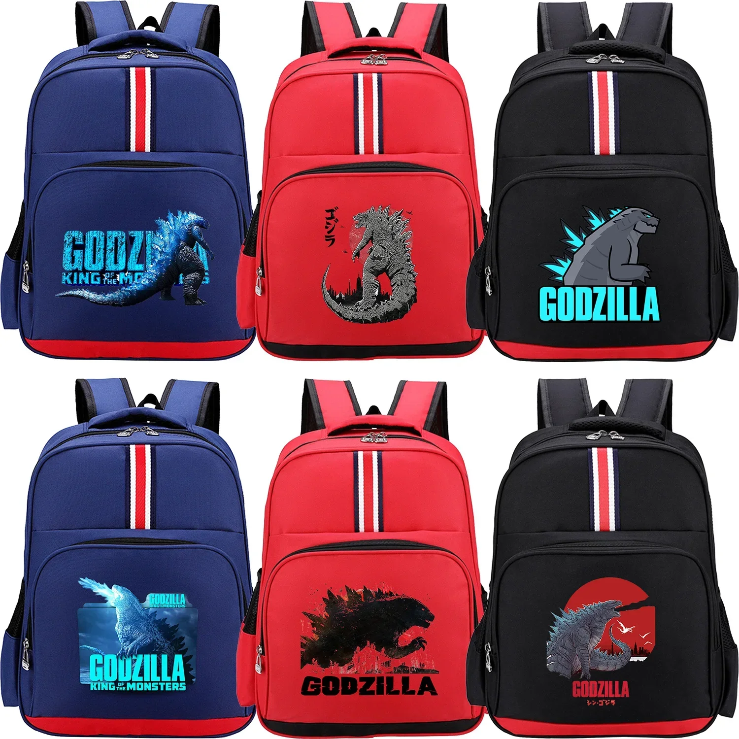 Godzillas nouveau sac à dos pour enfants dinosaure monstre cartable primaire grande capacité école étudiant sac d'école Anime sacs enfants cadeau