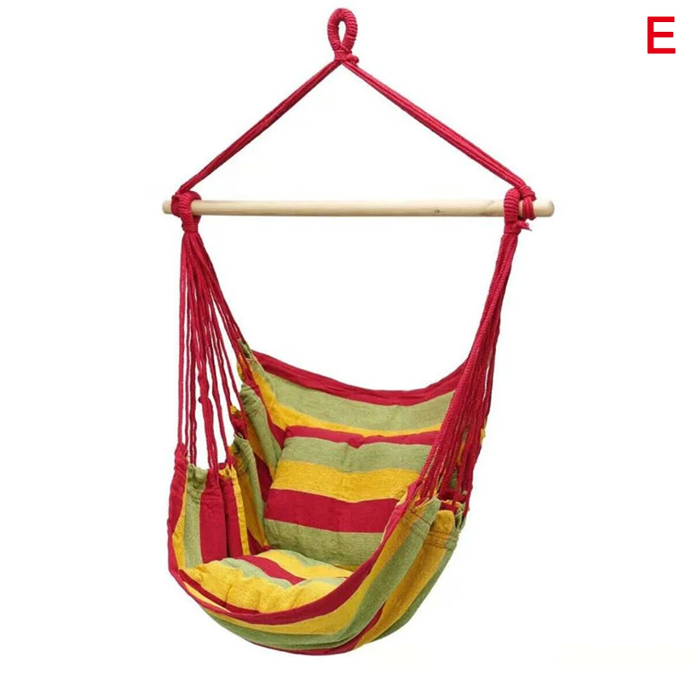 Indoor Bedroom Garden Hanging Chair Garden Fabric Camping Rope Bed Hammock Swings Hanging Hammock Swing Seat Hammock Chair