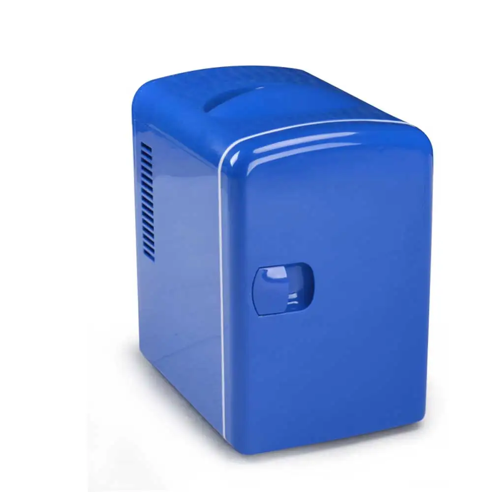 Réfrigérateur de voiture 4L, réfrigérateur portable à une seule porte, petit réfrigérateur à double usage, réfrigérateur pour la maison et la chambre