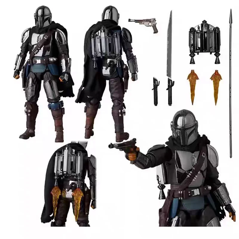 Auf Lager Ko Mafex 256 Plating Edition Mandalorian Glogu 6-Zoll Actionfigur Gk PVC Modell Puppe Spielzeug Dekoration Sammlerstücke Geschenke Image